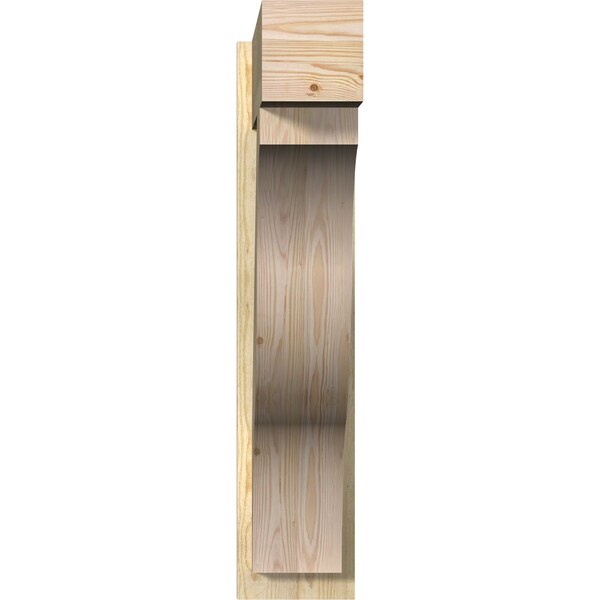 Funston Block Rough Sawn Outlooker, Douglas Fir, 8W X 32D X 38H